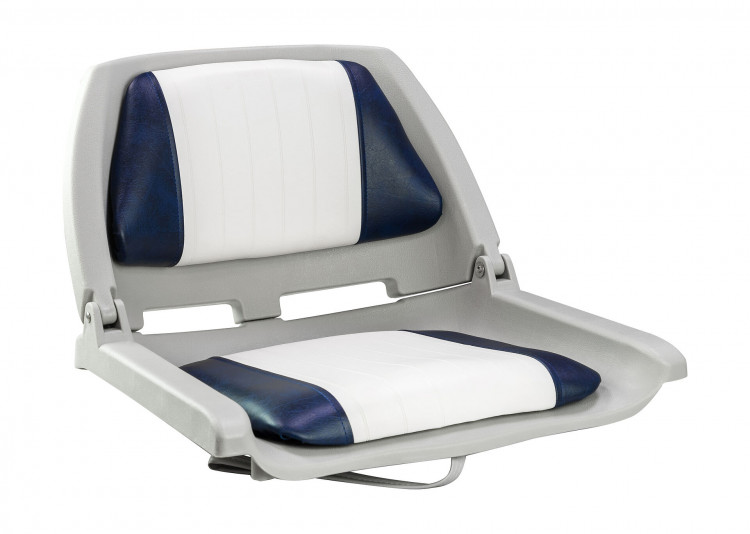 Кресло мягкое складное, обивка винил, цвет белый/синий, арт. 75259WN-MR,          MARINE ROCKET  Кресло мягкое складное, обивка винил, цвет белый/синий, арт. 75259WN-MR,          MARINE ROCKET