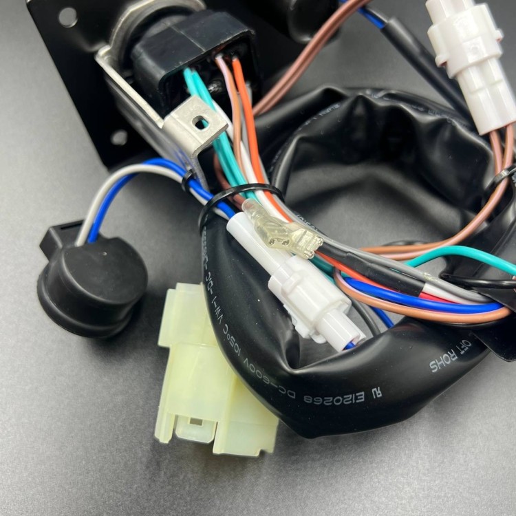 Панель зажигания Suzuki (замок зажигания и кнопка стоп с чекой) (PWB), арт. 37100-96J24-K,          POWEROB 