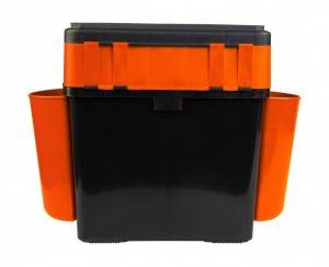 Ящик рыболовный зимний "fishbox" (19л) оранжевый helios