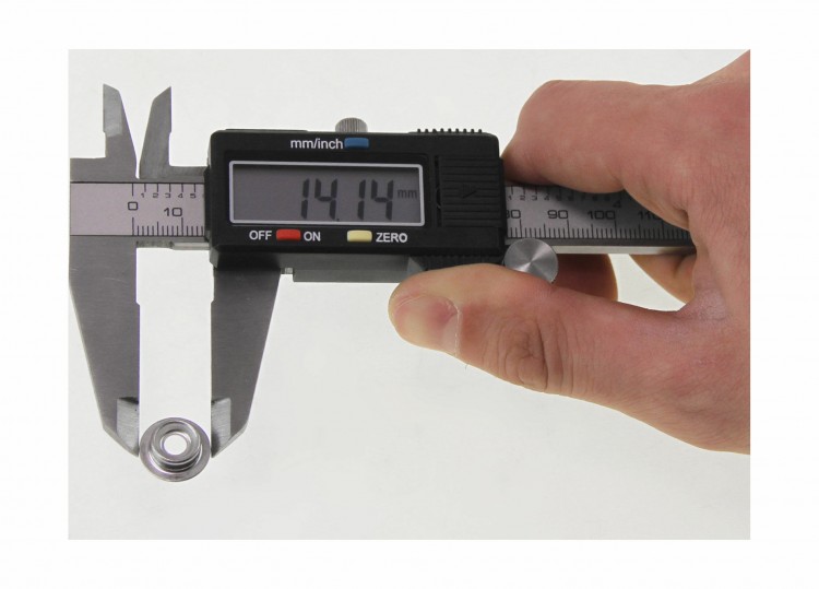 Нижняя часть кнопки DOT нержавеющая, упаковка 100 шт., арт. 93NS103701Upack,          DOT 