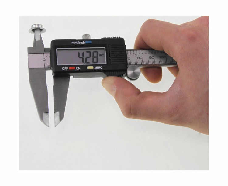 Нижняя часть кнопки DOT нержавеющая, упаковка 100 шт., арт. 93NS103701Upack,          DOT 