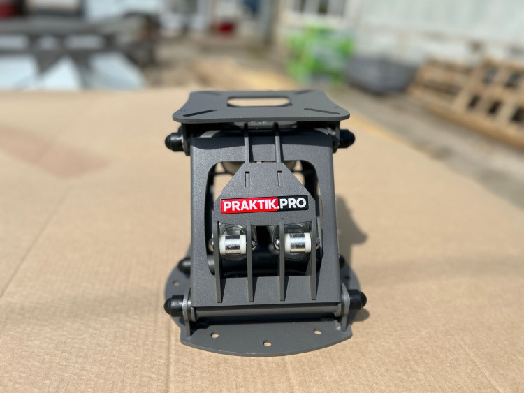 Стойка амортизационная Практик 200 X2, оцинкованная, окрашенная RAL 9023, арт. praktik_200X2_RAL9023,          Praktik.pro 