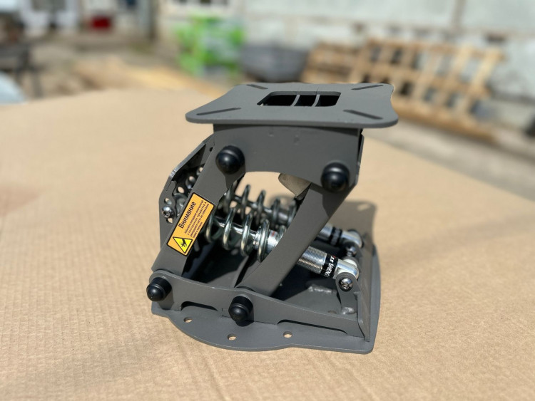 Стойка амортизационная Практик 200 X2, оцинкованная, окрашенная RAL 9023, арт. praktik_200X2_RAL9023,          Praktik.pro 