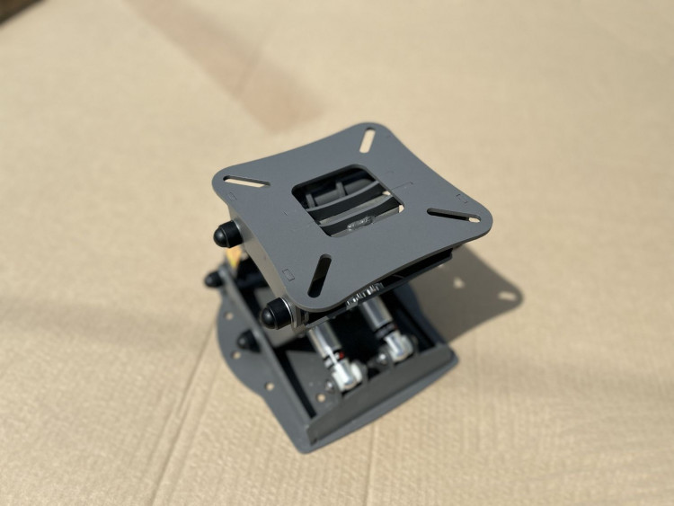 Стойка амортизационная Практик 200 X2, оцинкованная, окрашенная RAL 9023, арт. praktik_200X2_RAL9023,          Praktik.pro 