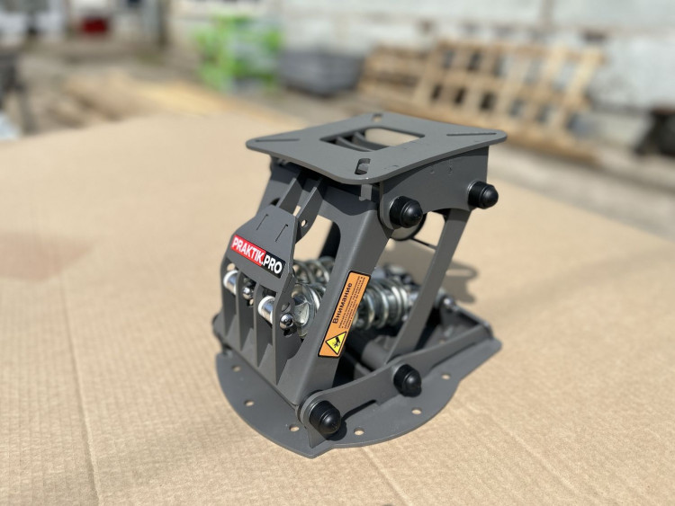 Стойка амортизационная Практик 200 X2, оцинкованная, окрашенная RAL 9023, арт. praktik_200X2_RAL9023,          Praktik.pro 