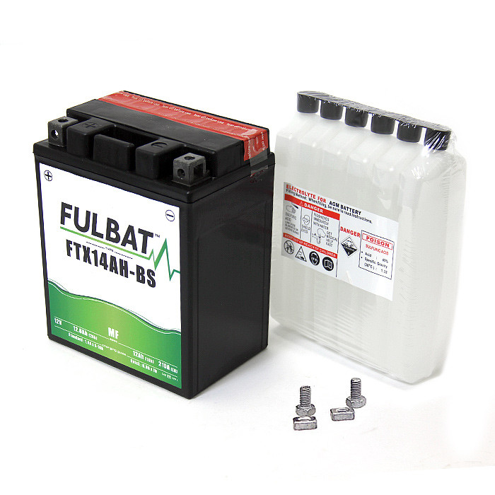 Аккумулятор FTX14AH-BS (YTX14AH-BS), арт. FTX14AH-BS,          FULBAT 