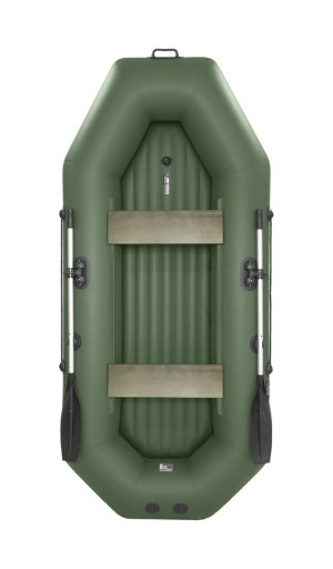 Надувная лодка ПВХ, АКВА-МАСТЕР 280 НД, зеленый