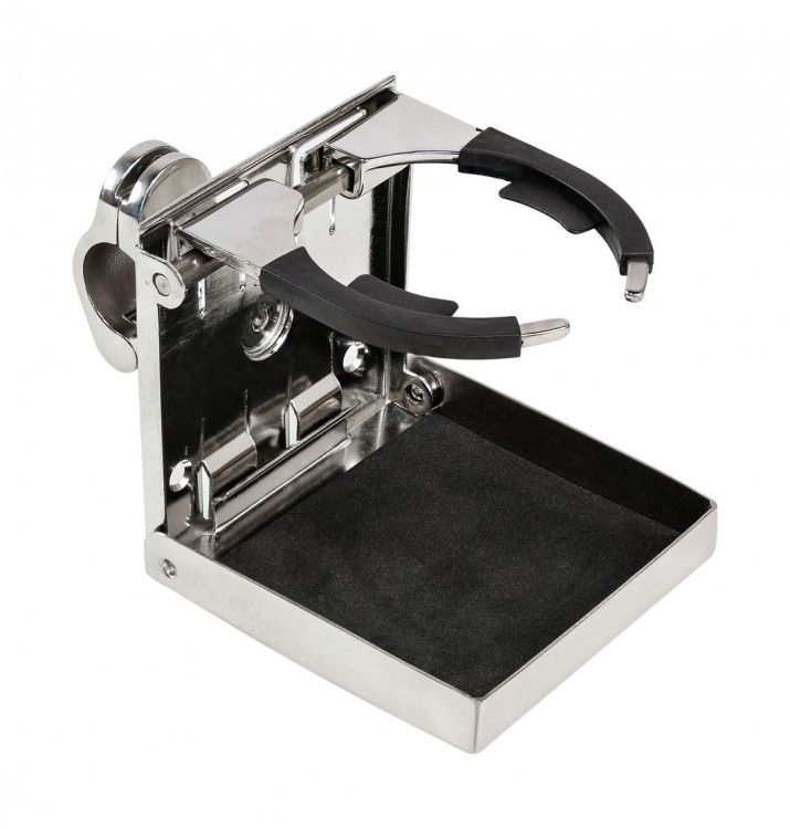 Подстаканник складной с креплением из нержавеющей стали, арт. 9931SH_MR,          MARINE ROCKET  Подстаканник складной с креплением из нержавеющей стали, арт. 9931SH_MR,          MARINE ROCKET