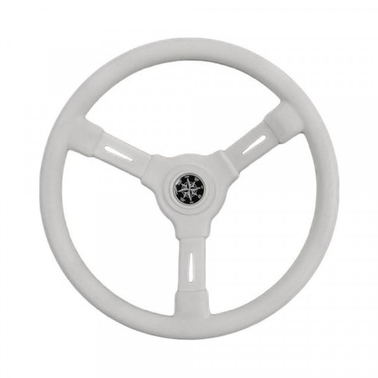 Колесо рулевое RIVIERA 350 мм, обод белый, спицы белые, VN8001-08-ts  