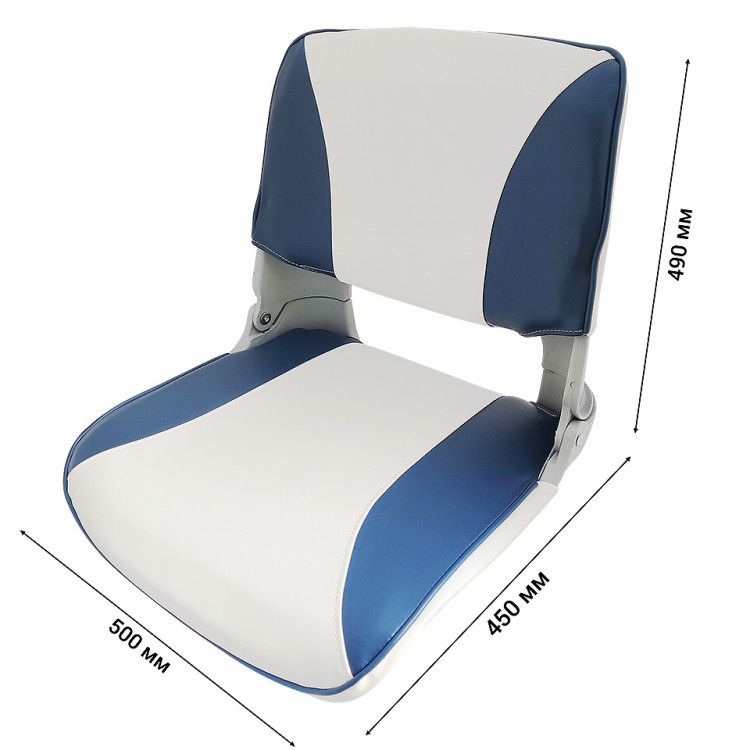 Сиденье Skipper, белое с черным, арт. 10268284,   Сиденье Skipper, белое с черным, арт. 10268284,