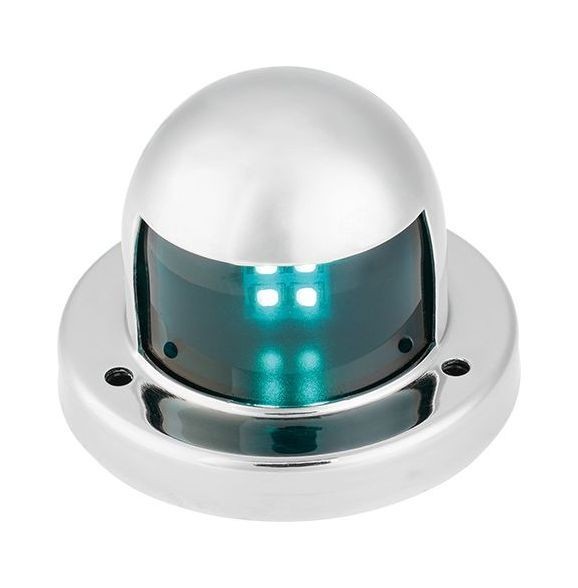 Огонь ходовой светодиодный, нержавеющий корпус, зеленый 12 В, SeaFlo, арт. SFNL031RS03,          SeaFlo 