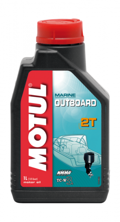 Масло моторное Motul Outboard 2T, минеральное 1 л, арт. 112750,          MOTUL 