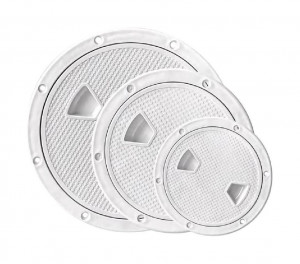 Лючок палубный 6", белый