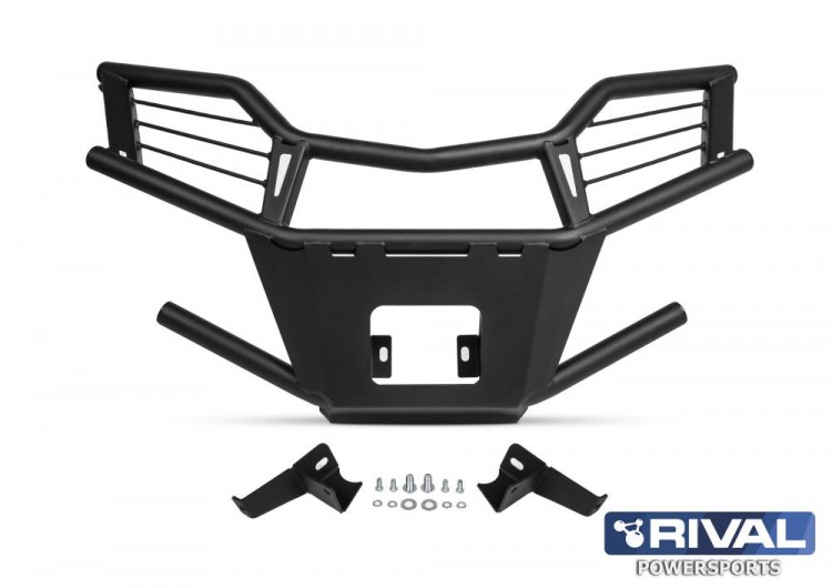 Бампер передний для Z8/Z10 (2013-) + крепления, арт. 444.6849.1-riv,          Rival 