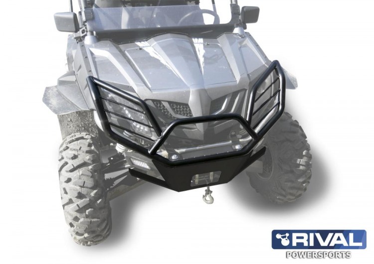 Бампер передний для Z8/Z10 (2013-) + крепления, арт. 444.6849.1-riv,          Rival 