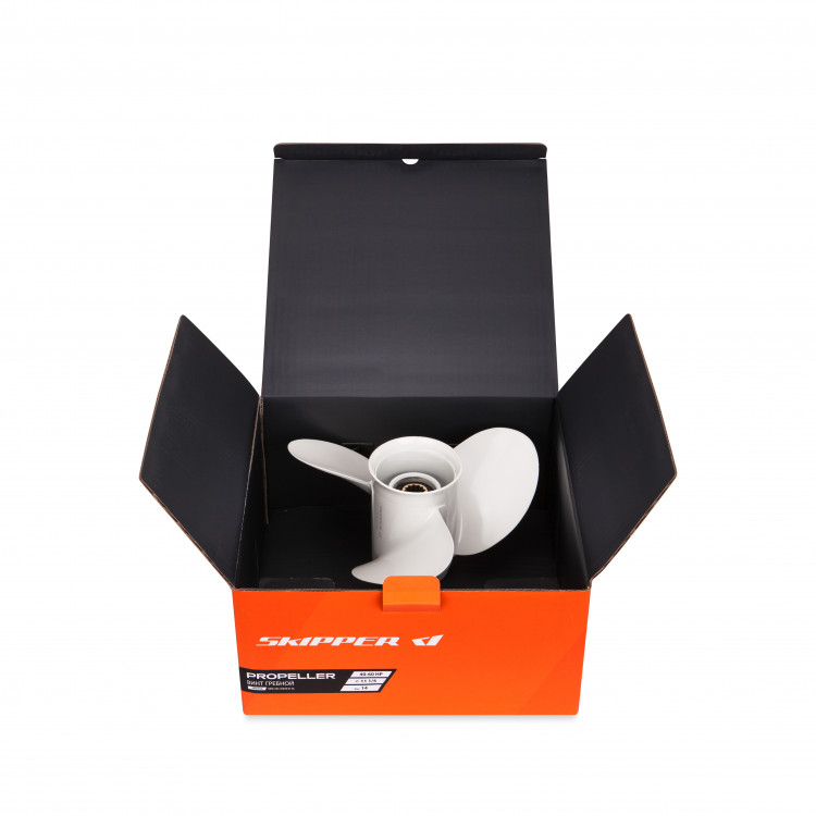 Винт гребной  Skipper для Yamaha 40-55HP алюминиевый, диаметр - 11  1/8", шаг 14", арт. SK663-45958-00-EL-ts,  