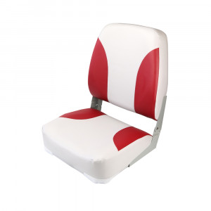 Кресло складное мягкое Skipper красный/серый