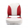 Кресло складное мягкое Skipper красный/серый 