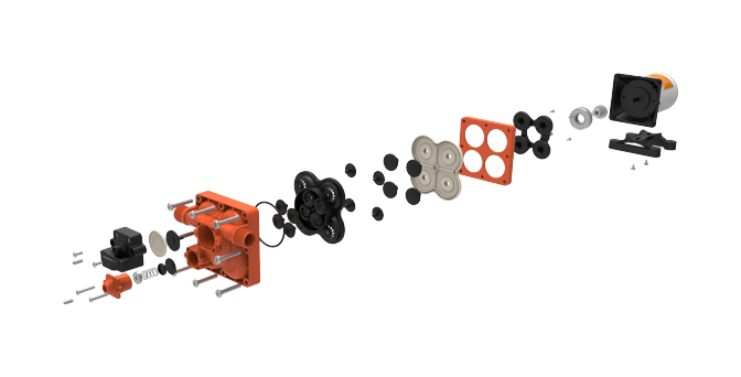 Помпа водоподающая мембранная SeaFlo, 12 В, 15 л/мин, 4.0 бар, 14 А, арт. SFDP104005542,          SeaFlo 