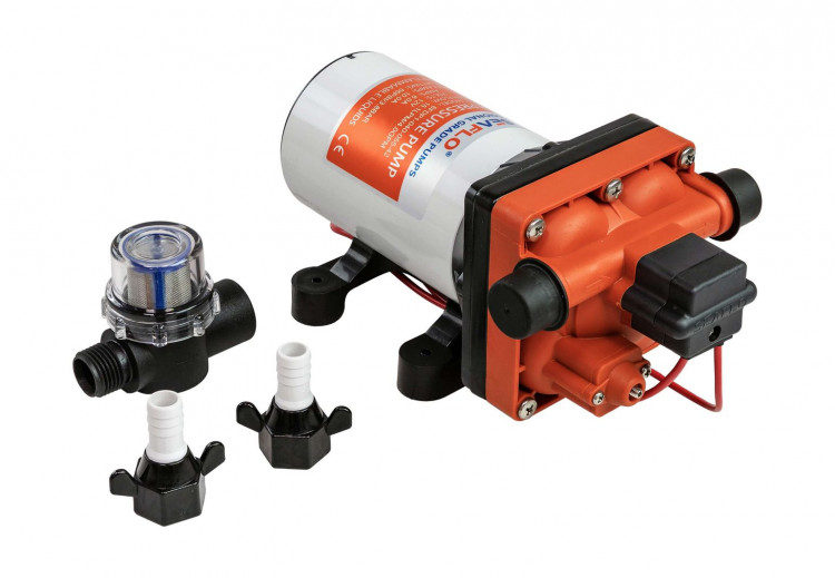 Помпа водоподающая мембранная SeaFlo, 12 В, 15 л/мин, 4.0 бар, 14 А, арт. SFDP104005542,          SeaFlo 