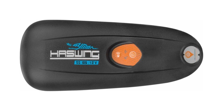 Троллинговый электромотор Haswing Cayman B 55 lbs/152 см/12v/GPS (электроякорь), черный, арт. HE-50736-152_B,          Haswing 