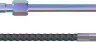 Рулевой кабель усиленный ESC-18 (M-58) 25 футов,  612109, Multiflex      