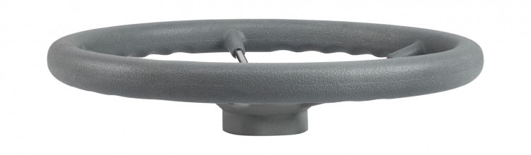 Рулевое колесо RIVA RSL обод серый, спицы серебряные д. 360 мм, арт. VN735022-03,          Volanti Luisi 