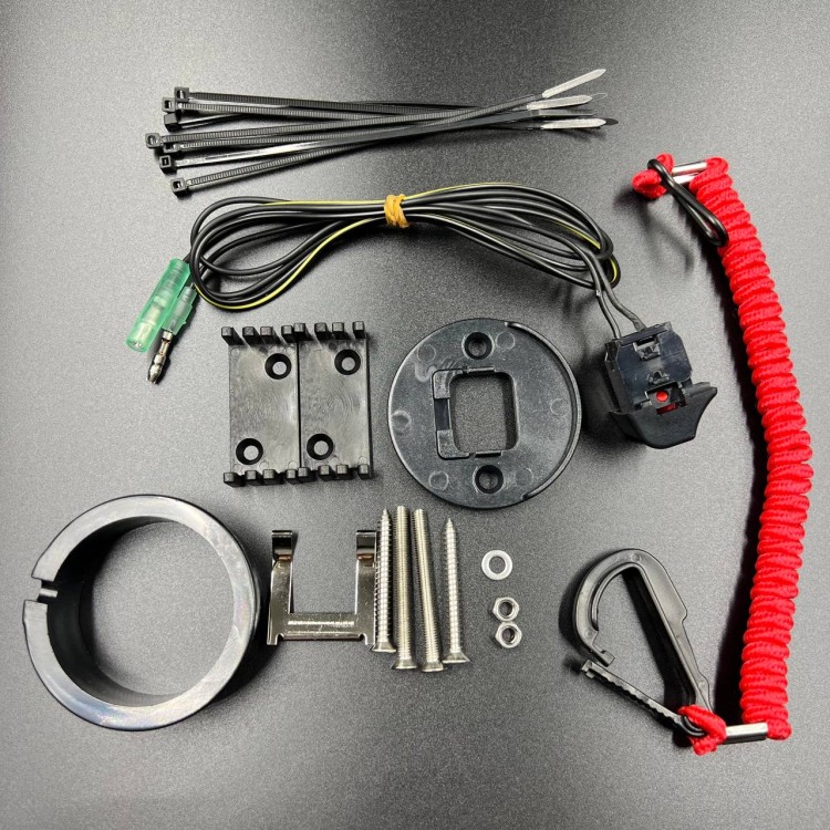 Кнопка аварийной остановки двигателя с чекой Mercury (PWB), арт. 19674A07-K,          POWEROB 