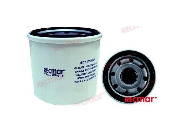 Фильтр масляный Honda BF8-60 , арт. 15400PFB014_RM,          Recmar 