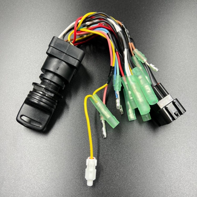 Замок зажигания на мультирумпель Yamaha F30-50 (PWB), арт. 6X4-82510-01-K,          POWEROB 