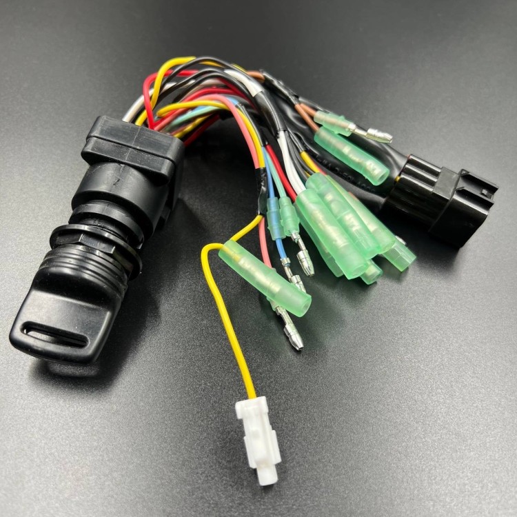 Замок зажигания на мультирумпель Yamaha F30-50 (PWB), арт. 6X4-82510-01-K,          POWEROB 