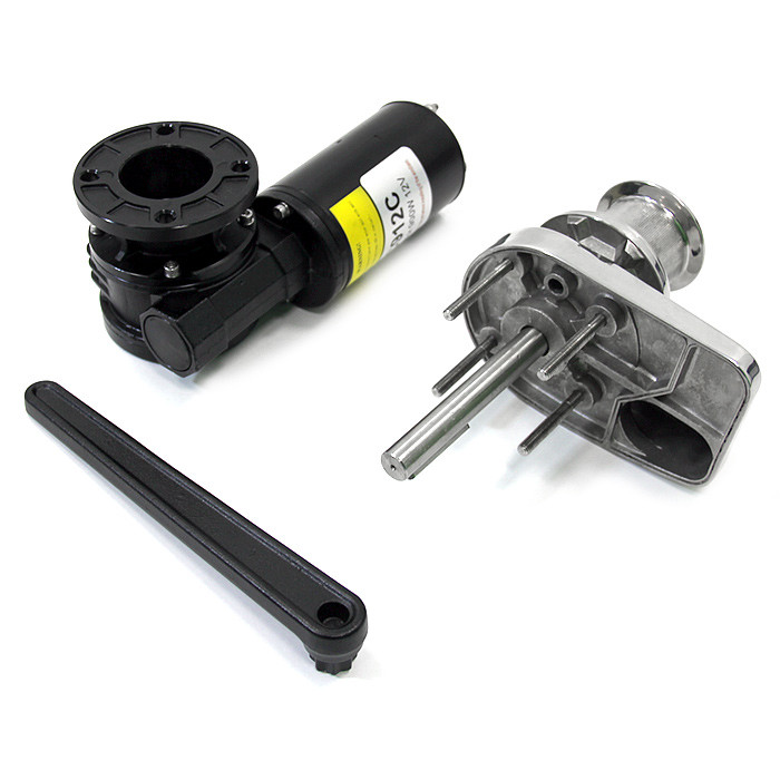 Лебедка якорная серии-C Heavy Duty Style (c барабаном) 600Вт, 12В, цепь 6 мм/веревка 12 мм, арт. C612C-6MM,          Bada 