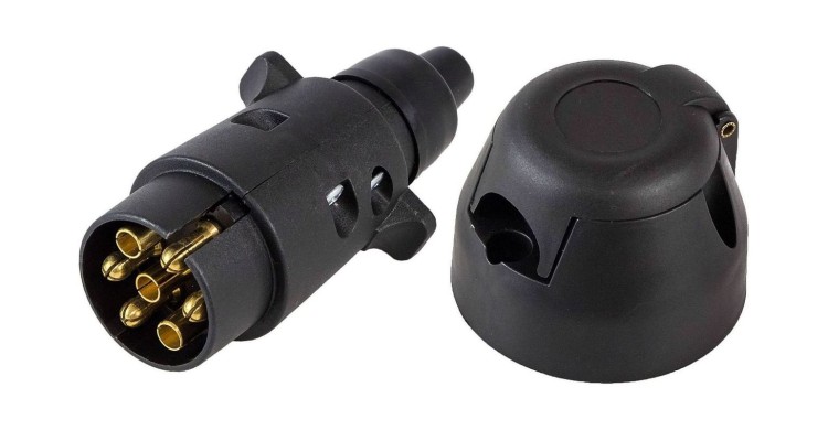 Вилка и розетка прицепа (комплект TRC2PE), арт. TRC2PE,          Ningbo Era Vehicle 