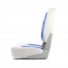 Кресло складное мягкое Skipper синий/серый 