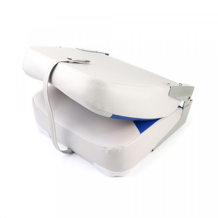 Кресло складное мягкое  синий/серый, арт. SK75101GB-ts,          Skipper  Кресло складное мягкое  синий/серый, арт. SK75101GB-ts,          Skipper