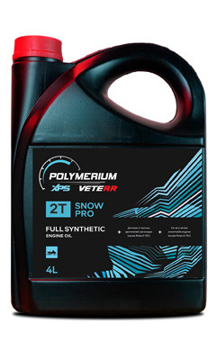 Масло cинтетическое POLYMERIUM XPS 2T SNOW PRO, 4л., 502691P