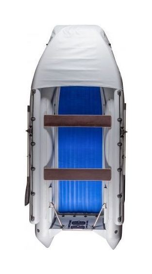 Надувная лодка ПВХ, Шерпа 430К, килевая, серая, арт. SHR430KG,          Lodkivydra 