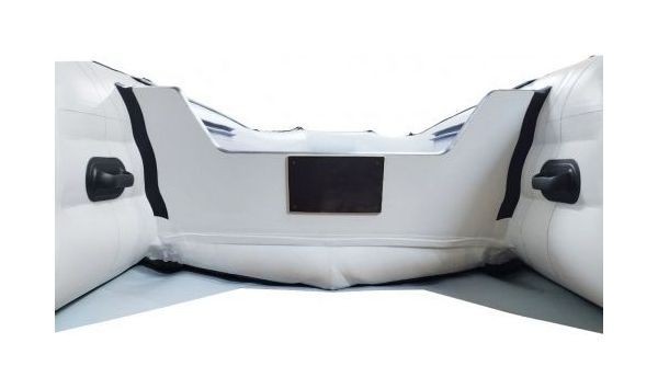 Надувная лодка ПВХ, Шерпа 430К, килевая, серая, арт. SHR430KG,          Lodkivydra 