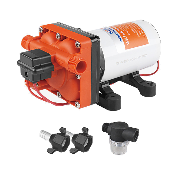 Помпа водоподающая мембранная SeaFlo, 24 В, 15 л/мин, 4.0 бар, 7 А, арт. SFDP204005542,          SeaFlo 