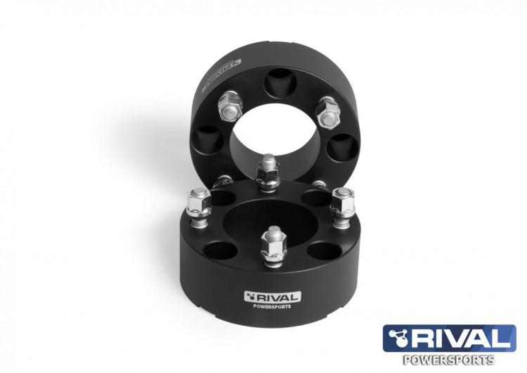 Колесные проставки ,Алюминий (кованые) ,ARCTIC CAT, CFM, YAMAHA, RM, BALTMOTORS, KAWASAKI, STELS ,Проставки колесные  4*110 ЦО74 50мм, М12*1,25 к-т 2 шт., арт. WS.1050.2-riv,          Rival 