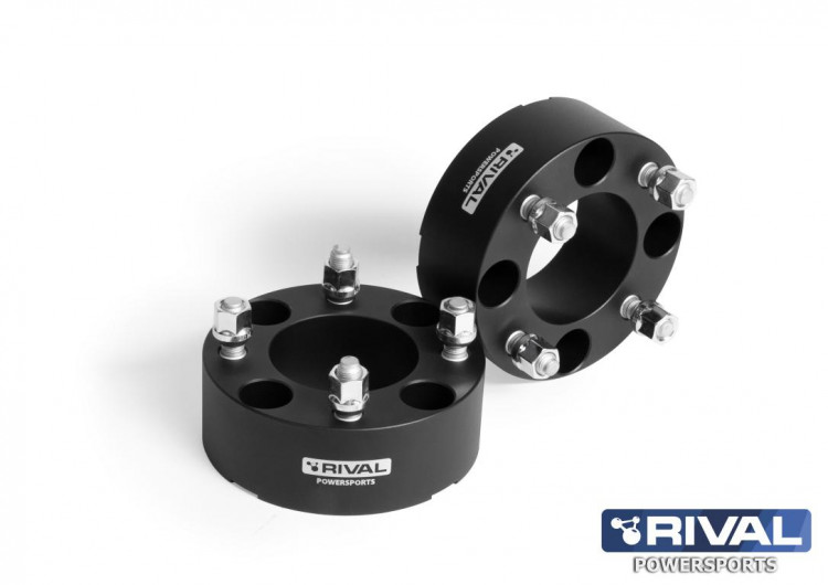 Колесные проставки ,Алюминий (кованые) ,ARCTIC CAT, CFM, YAMAHA, RM, BALTMOTORS, KAWASAKI, STELS ,Проставки колесные  4*110 ЦО74 50мм, М12*1,25 к-т 2 шт., арт. WS.1050.2-riv,          Rival 