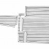Комплект палубного покрытия для Феникс 530HT, тик серый, с обкладкой, Marine Rocket 