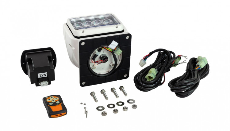 Прожектор светодиодный стационарный, 210.000 кд, 12 В, с беспроводным пультом управления, арт. SL21061CW12VSS,          Allremote 