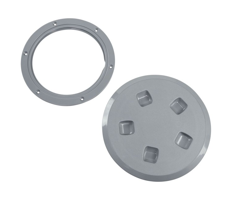 Лючок палубный 130 мм, серый, арт. SP2517,          CanSB  Лючок палубный 130 мм, серый, арт. SP2517,          CanSB