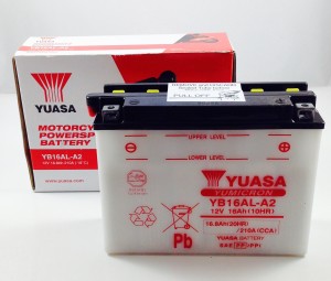 Аккумулятор Yamaha/Yuasa YB16AL-A2 (CP)
