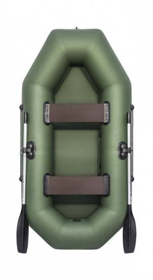 Надувная лодка ПВХ, АКВА-ОПТИМА 240, зеленый