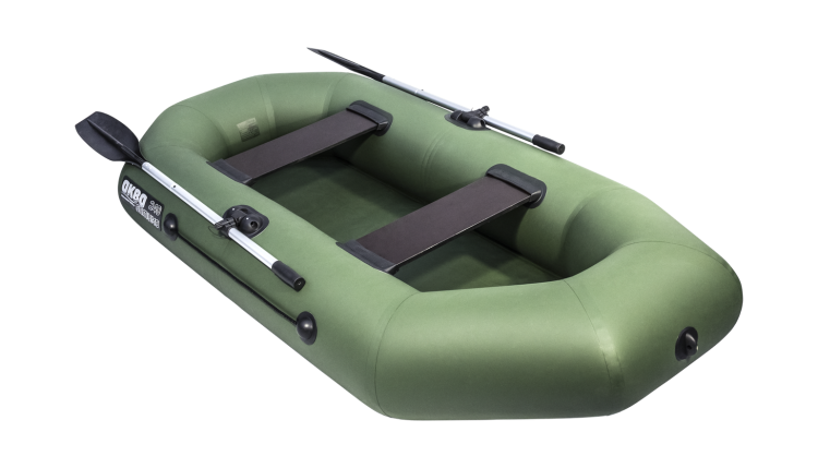 Надувная лодка ПВХ, АКВА-ОПТИМА 240, зеленый, арт. 4603725300040,          АКВА 