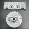 Комплект анодов алюминиевых ANODE KIT(ALUM) MERCURY Verado 200-300 6-Cyl QS, арт. 8M0126670,          MERCURY 