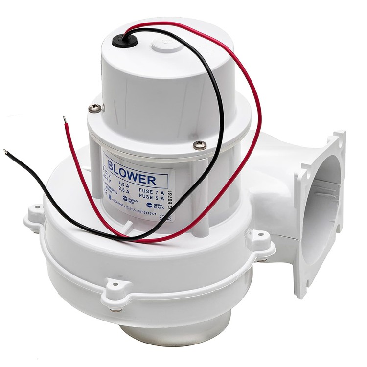 Вентилятор, 280 куб м/ час, фланцевое крепление, 12 В, арт. 10270663,          Matromarine 