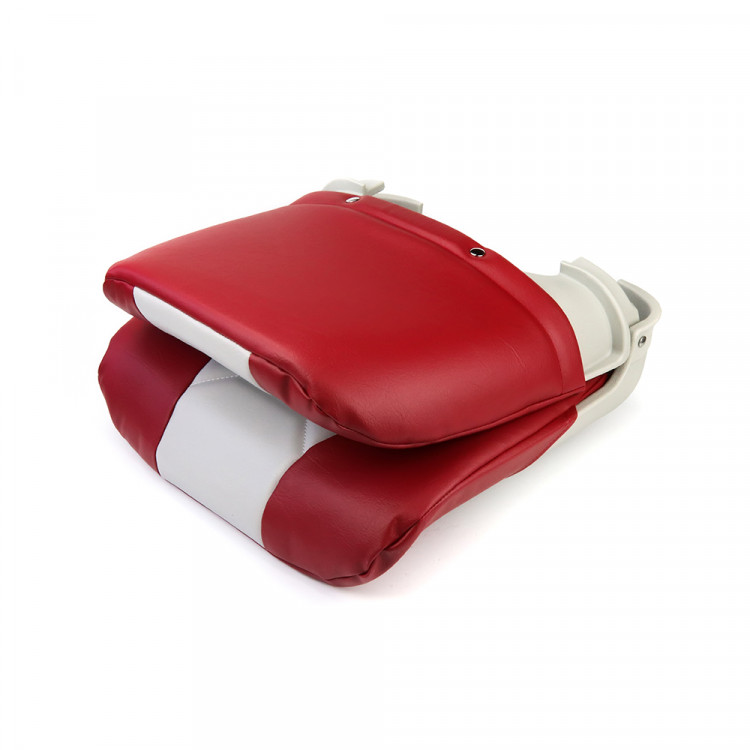 Кресло складное мягкое  серый/красный, арт. SK75145GR-ts,          Skipper  Кресло складное мягкое  серый/красный, арт. SK75145GR-ts,          Skipper